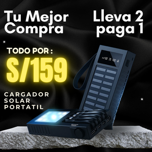 Nunca más sin batería: Cargador Solar Linklmax 10K