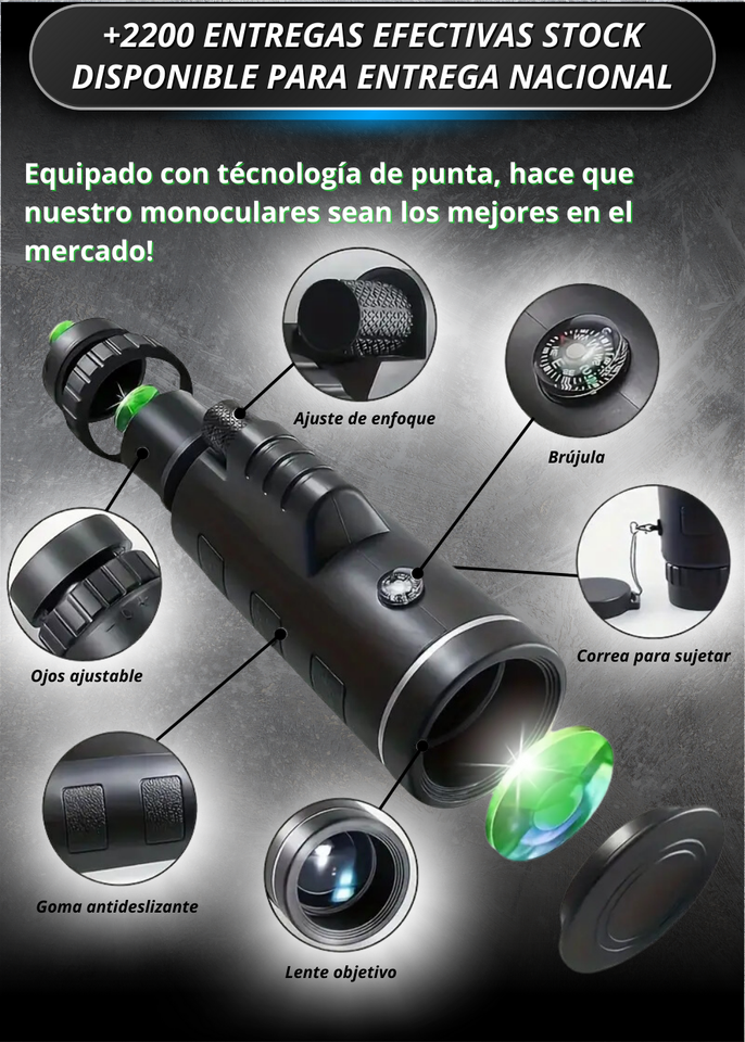NUEVO PACK VISON PRO X500 - 2 MONOCULARES