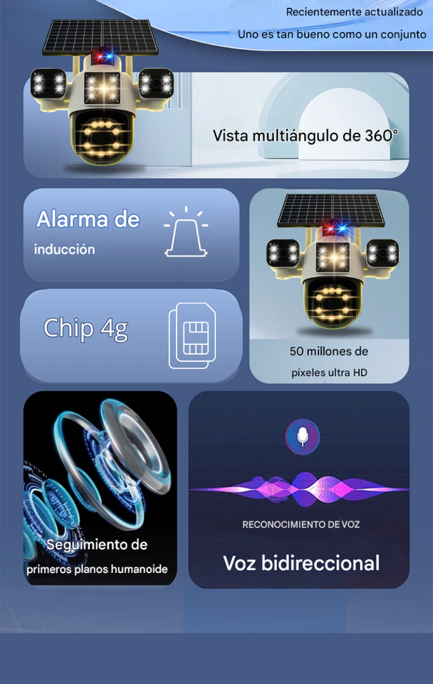 Cámara Solar360 Guard Pro+ Chip