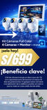 NUEVO KIT DE CAMARAS PROFESIONAL VISION WORLD