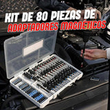 KIT 80 PIEZAS ADAPTADORES MAGNÉTICOS PREMIUM