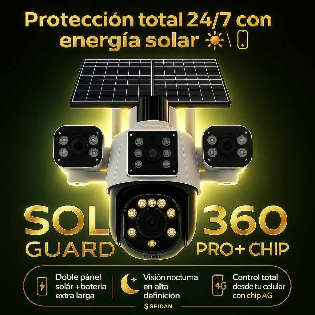 Cámara Solar360 Guard Pro+ Chip