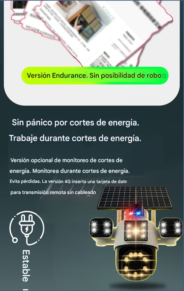 Cámara Solar360 Guard Pro+ Chip