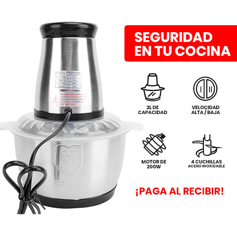 NUEVO PICADOR ELÉCTRICO DE ACERO DELUXE