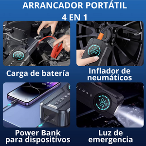 NUEVO ARRANCADOR 4 EN 1 PORTÁTIL DELUXE