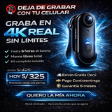 NUEVA ACCION CAM 4K PRO - Graba todo lo que quieras