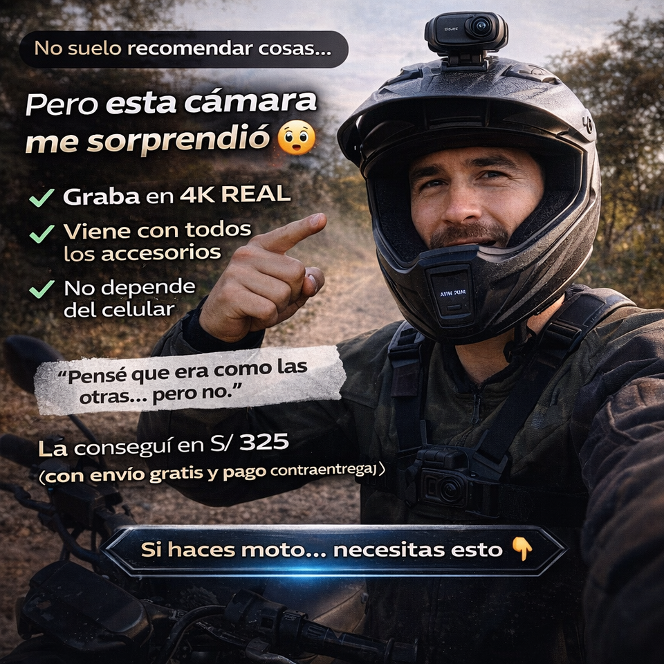 NUEVA ACCION CAM 4K PRO - Graba todo lo que quieras