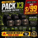 NUEVO PACK X3 CORREA TÁCTICA 5.11