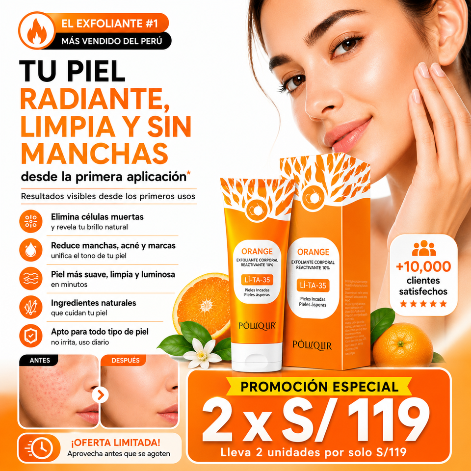 NUEVO EXFOLIANTE ORANGE PURE