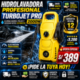 NUEVA HIDROLAVADORA PROFESIONAL TURBOJET 2000W