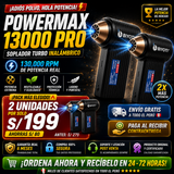 NUEVO SOPLADOR POWERMAX 13000 PRO - Potencia desde el inicio