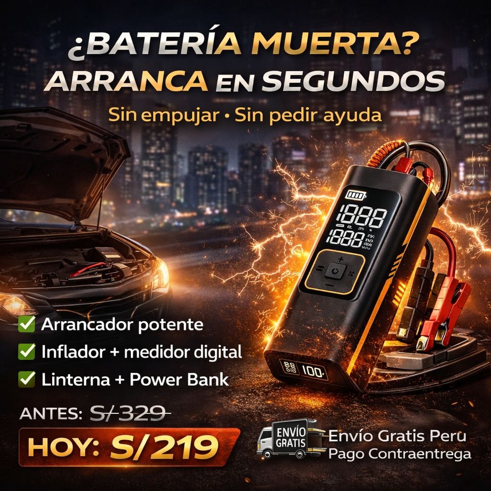 NUEVO ARRANCADOR STARTER PRO 6 EN 1
