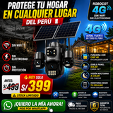 CÁMARA SOLAR ROBOCOT 4 LENTES 4G
