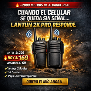 NUEVO WALKIE TAKIE LANTUN 2K PRO