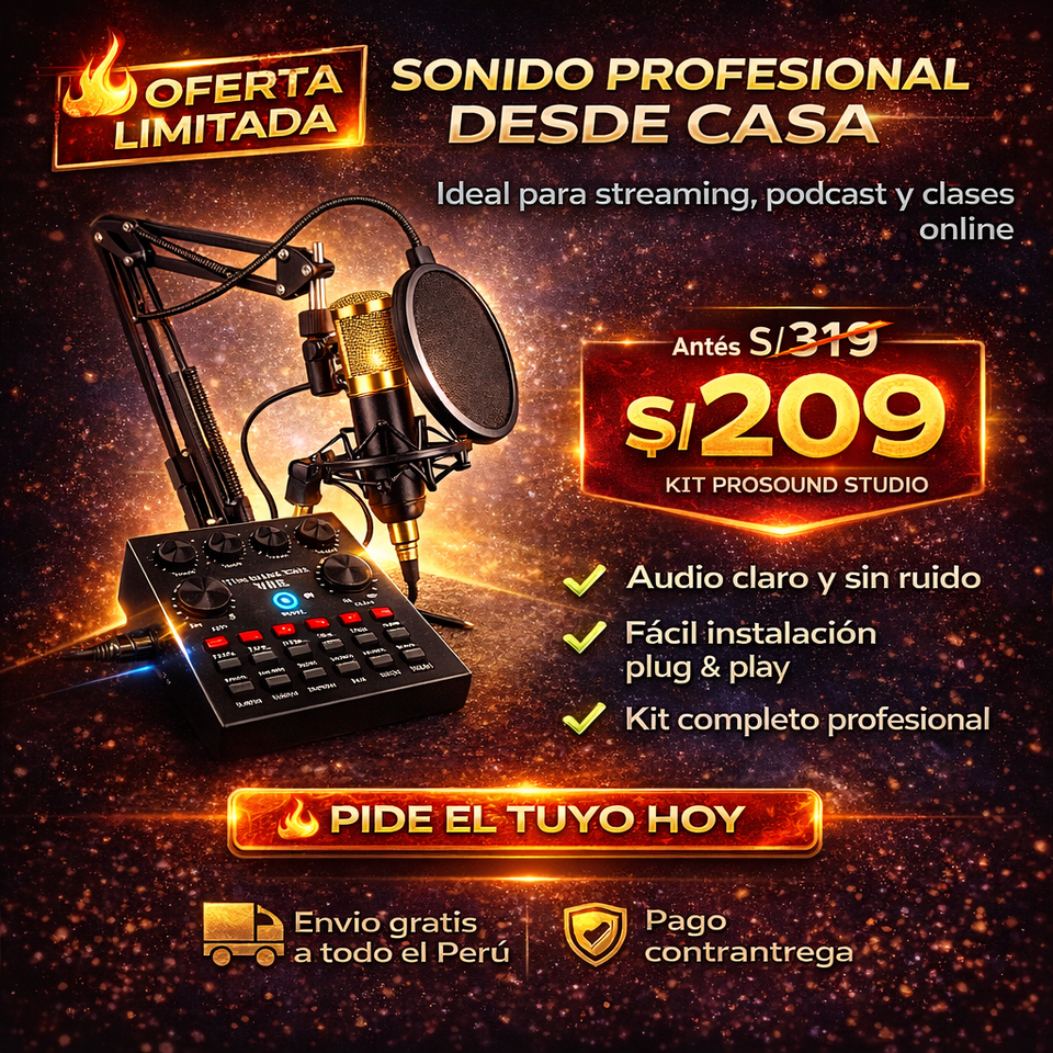 NUEVO KIT PROSOUND STUDIO X