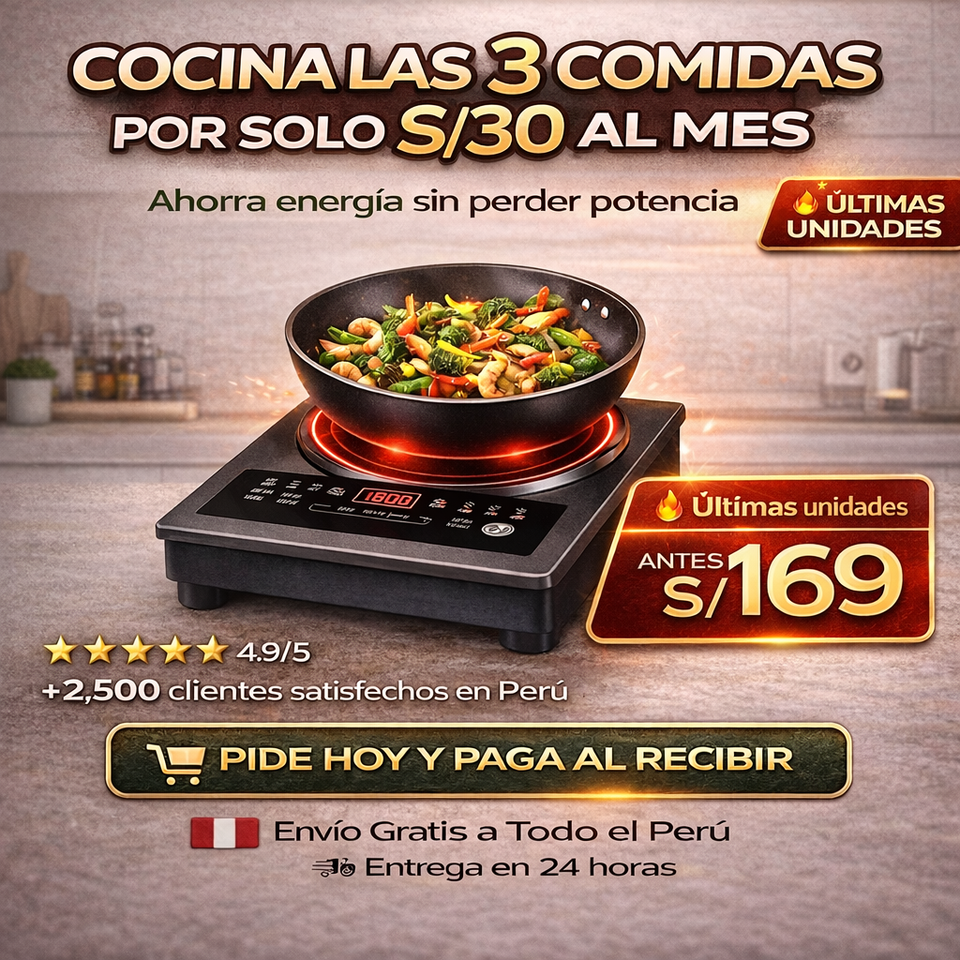 NUEVA COCINA DE INDUCCIÓN PROCHEF 3500W