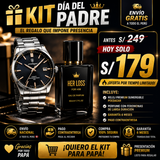 PREMIUM BOX - Reloj Japonés de acero + perfume con feromonas
