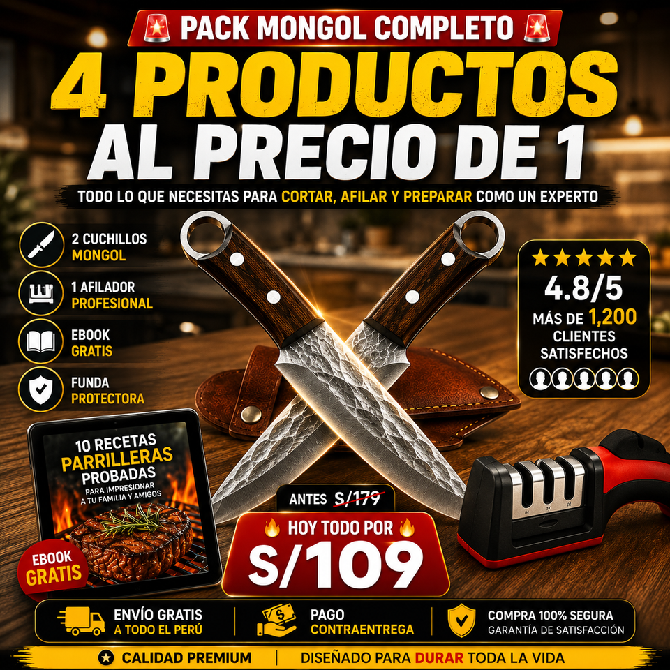 PACK MONGOL - TODO AL PRECIO DE 1