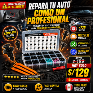 nuevo masterclip pro de 725 piezas