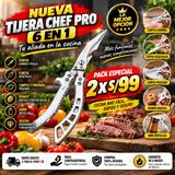 NUEVA TIJERA ALEMANA CHEF PRO 6 EN 1