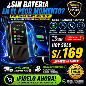 NUEVO POWERBANK SMART SCREEN PRO - Batería y más todo el día