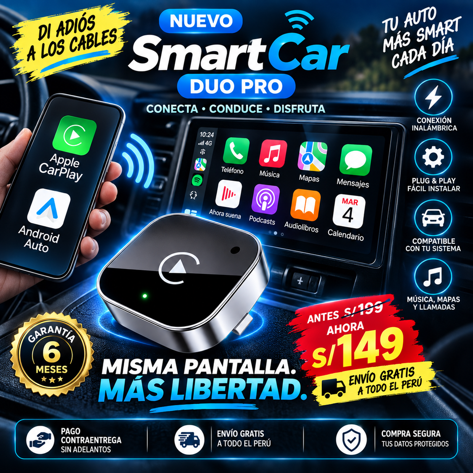NUEVO SMARTCAR INALÁMBRICO DUO PRO