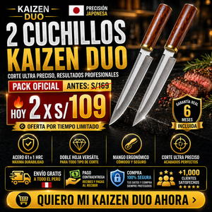 PACK CUCHILLOS KAIZEN DUO - Precisión y filo al cortar