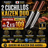 PACK CUCHILLOS KAIZEN DUO - Precisión y filo al cortar