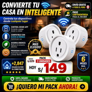 NUEVO ENCHUFE INTELIGENTE WIFI HOME+ - Control en la palma de tu mano