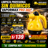 NUEVO VAPORMAX PRO 360° - Limpia y desinfecta en un solo paso