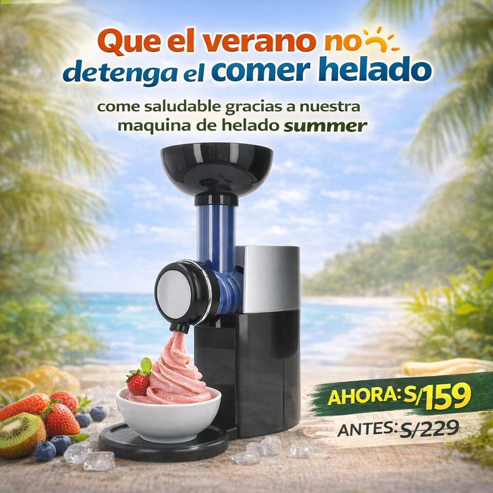 NUEVA MAQUINA DE HELADO SUMMER 2026