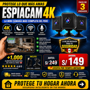 NUEVA MINI CÁMARA ESPÍA 4K ULTRA HD