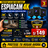 NUEVA MINI CÁMARA ESPÍA 4K ULTRA HD