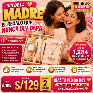 NUEVO SET LUXURY GOLDEN LOVE