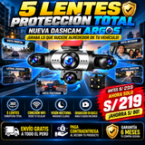 NUEVA DASH CAM ARGOS 360° - 5 LENTES 1 CÁMARA