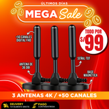 NUEVA ANTENA DIGITAL 4K - PACK HOGAR X3