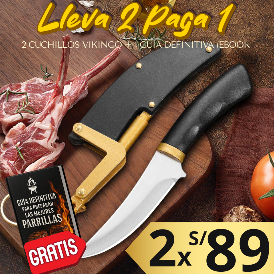 NUEVO CUCHILLO VIKINGO - PAGA 1 LLEVA 2