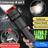 NUEVA LINTERNA TÁCTICA 4 EN 1