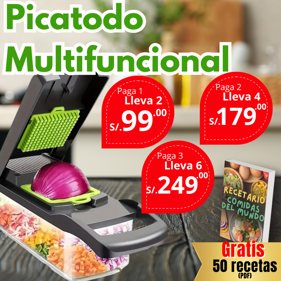 NUEVO PICATODO MULTIFUNCIONAL PREMIUM 2x1