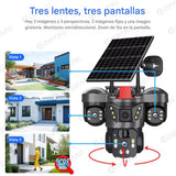 NUEVA CÁMARA SOLAR MEGATRON- Triple lente y alarma policial