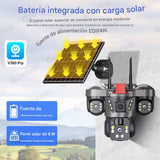 NUEVA CÁMARA SOLAR MEGATRON- Triple lente y alarma policial