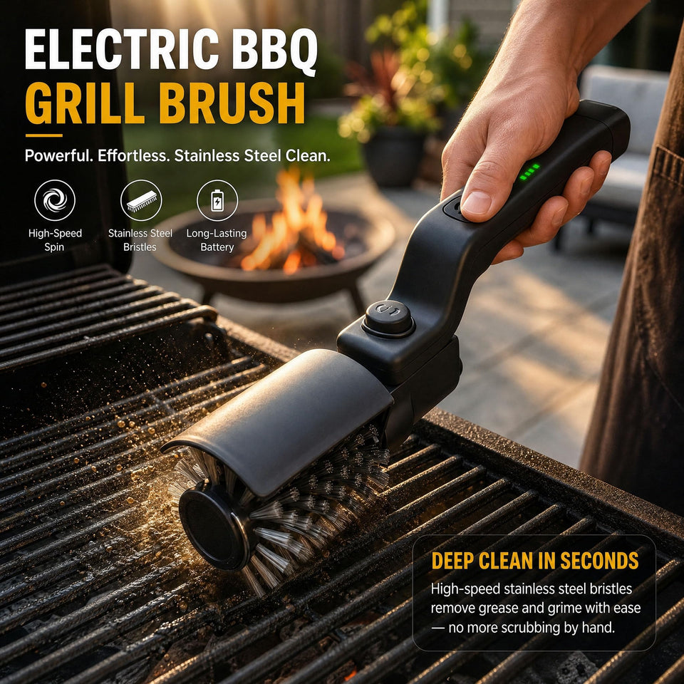 NUEVO CEPILLO ELÉCTRICO GRILLPRO - LIMPIEZA ABSOLUTA
