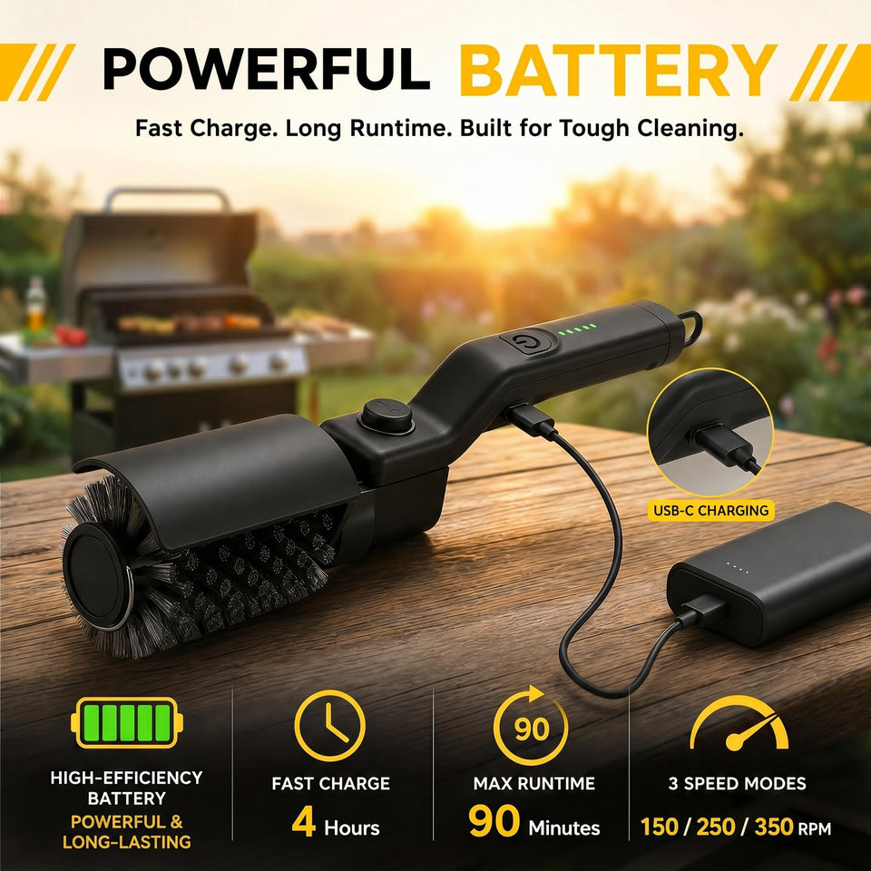 NUEVO CEPILLO ELÉCTRICO GRILLPRO - LIMPIEZA ABSOLUTA