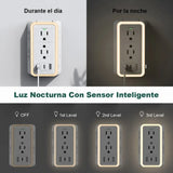 NUEVO TOMACORRIENTE SMART MULTISAFE PRO X9 - 9 en 1
