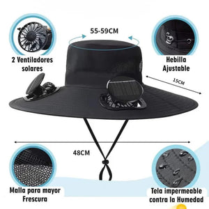 Nuevo Sombrero EcoCool Energía solar, frescura real!