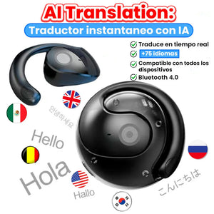 NUEVO AURICULAR TRANSLATOR DELUXE - Cuenta con IA avanzada