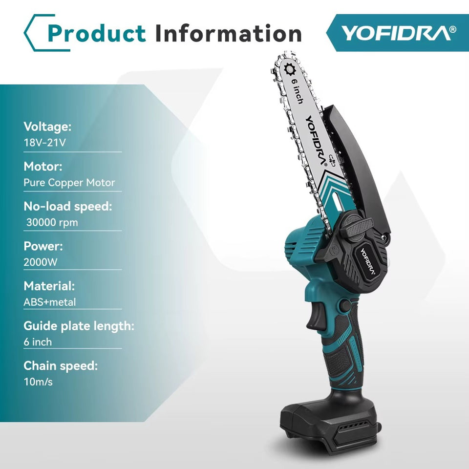 NUEVA MOTOSIERRA INLÁMBRICA PRO 6"